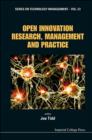 Image for Open innovation research, management and practice