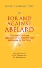 Image for For and against Abelard  : the invective of Bernard of Clairvaux and Berengar of Poitiers