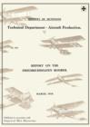Image for REPORTS ON THE FRIEDRICHSHAFEN BOMBER, March 1918Reports on German Aircraft 8