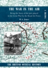 Image for War in the Air. Being the Story of the part played in the Great War by the Royal Air Force : Volume Five