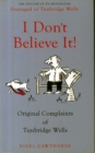 Image for I Don&#39;t Believe it!