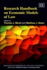 Image for Research Handbook on Economic Models of Law