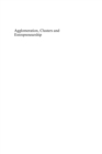 Image for Agglomeration, clusters and entrepreneurship: studies in regional economic development
