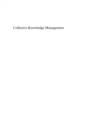 Image for Collective knowledge management: foundations of international business in the age of intellectual capitalism