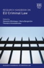 Image for Research Handbook on EU Criminal Law