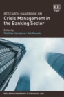 Image for Research handbook on crisis management in the banking sector
