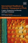 Image for International handbook on diversity management at work  : country perspectives on diversity and equal treatment