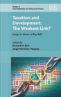 Image for Taxation and development  : the weakest link?