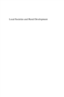 Image for Local societies and rural development: self-organization and participatory development in Asia
