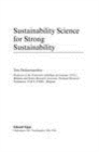 Image for Sustainability science for strong sustainability