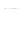 Image for Adult learning in modern societies: an international comparison from a life-course perspective