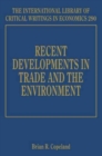 Image for Recent developments in trade and the environment