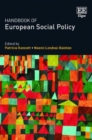 Image for Handbook of European social policy