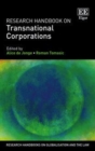 Image for Research handbook on transnational corporations