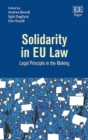 Image for Solidarity in EU law  : legal principle in the making