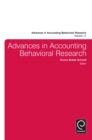 Image for Advances in accounting behavioral research. : Volume 17
