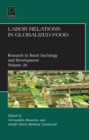 Image for Labor relations in globalized food : volume 20