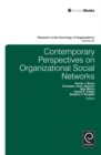 Image for Contemporary Perspectives on Organizational Social Networks