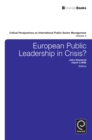 Image for European public leadership in crisis?