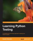 Image for Learning Python Testing