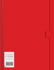 Image for Red large plain &amp; simple 18 month planner 2017