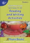 Image for Phonic Books Dandelion Readers Reading and Writing Activities Set 2 Units 11-20 : Consonant digraphs and simple two-syllable words