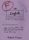 Image for F in English: the best test paper blunders