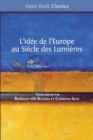 Image for L&#39;idee de l&#39;Europe : au Siecle des Lumieres
