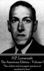 Image for HP Lovecraft - The American Edition - Volume 1