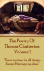 Image for Poetry Of Thomas Chatterton - Vol 1