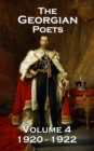 Image for Georgian Poets: Volume 4. 1920-1922