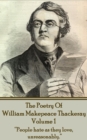 Image for Poetry Of William Makepeace Thackeray