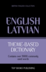 Image for Theme-based dictionary British English-Latvian - 9000 words