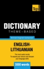 Image for Theme-Based Dictionary British English-Lithuanian - 3000 Words
