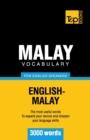 Image for Malay Vocabulary for English Speakers - 3000 Words
