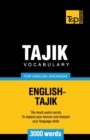 Image for Tajik vocabulary for English speakers - 3000 words