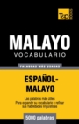 Image for Vocabulario espa?ol-malayo - 5000 palabras m?s usadas
