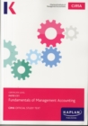 Image for Paper C01, fundamentals of management accounting: Study text