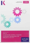 Image for Paper C05, fundamentals of ethics, corporate governance and business law: Study text