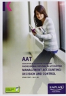 Image for Management Accounting: Decision and Control - Study Text