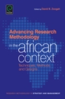 Image for Advancing research methodology in the African context: techniques, methods, and designs