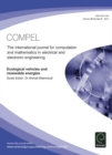 Image for Ecological vehicles and renewable energies: COMPEL - The international journal for computation and mathematics in electrical and electronic engineering