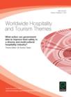 Image for What action can government take to improve food safety in a diverse and multi-cultural hospitality industry?: 7