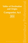 Image for Tables of destination and origin - Companies Act 2014