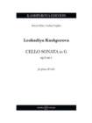 Image for Cello Sonata No. 1 in G Op. 1, Nr. 1