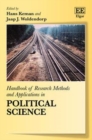 Image for Handbook of research methods and applications in political science