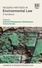Image for Research methods in environmental law  : a handbook