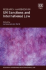 Image for Research Handbook on UN Sanctions and International Law