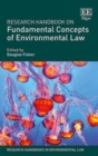 Image for Research Handbook on Fundamental Concepts of Environmental Law