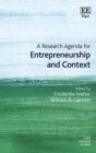 Image for A Research Agenda for Entrepreneurship and Context